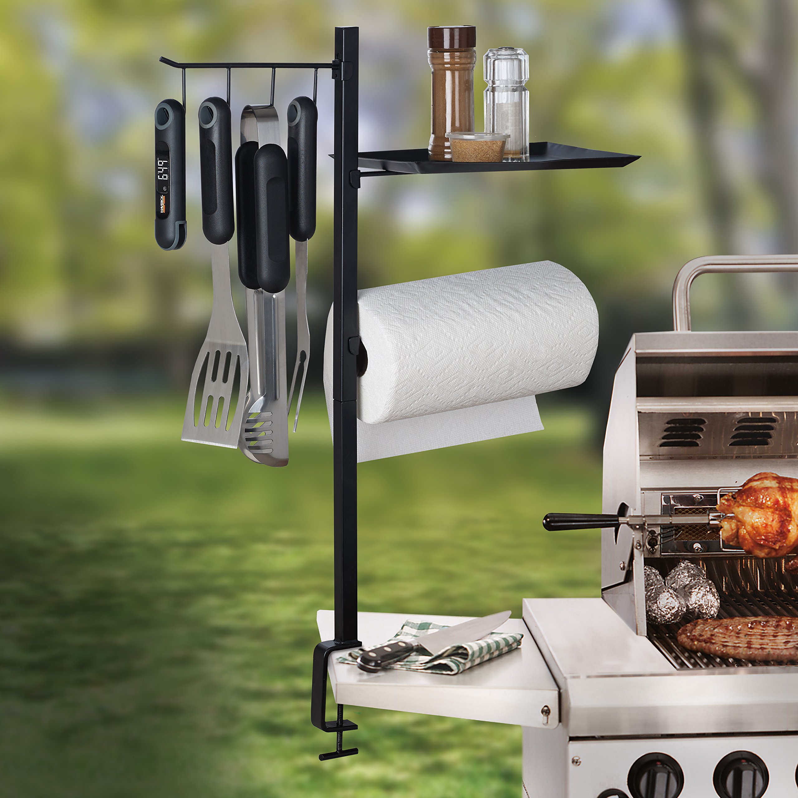 Amazon.com : BBQ Tool Set with Case/Bag and Thermometer, Heavy